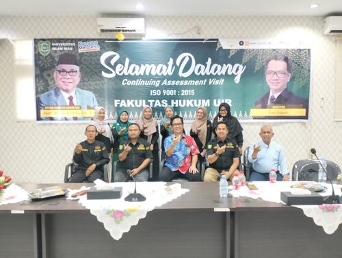 Fakultas Hukum Universitas Islam Riau kembali berhasil mempertahankan sertifikasi ISO 9001: 2015. (Foto: Istimmewa)