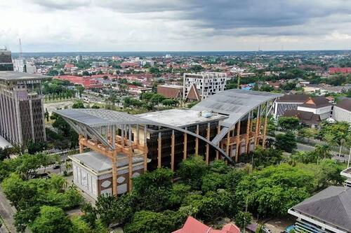 Perpustakaan Wilayah (Puswil) Soeman HS Pekanbaru. (Foto: Int)