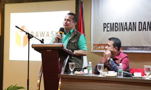 Koordinator Divisi Pencegahan, Humas, dan Partisipasi Masyarakat Bawaslu Riau, Amiruddin Sijaya.(foto: istimewa)