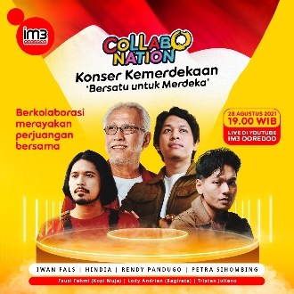 In collaboration with Iwan Fals, Hindia, Rendy Pandugo, and Petra Sihombing, IM3 Ooredoo invites  everyone to celebrate our fight together in the moment of Indonesia’s independence this year