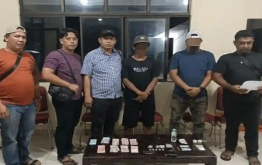 Gudang BBM di Mandau Jadi Lokasi Peredaran Sabu, Dua Pelaku Ditangkap (foto/ist)