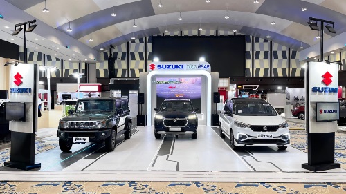 Booth Suzuki di GIIAS Semarang 2024.(foto: istimewa)