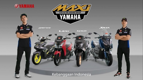 Yamaha Maxi series laku di pasar Indonesia (foto/ist)