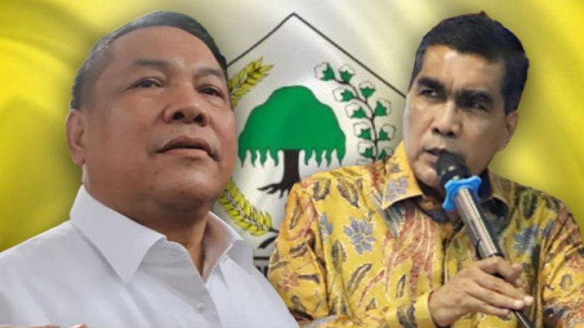 Ilustrasi Pariswan VS SF Hariyanto di Partai Golkar. (Foto: Int)