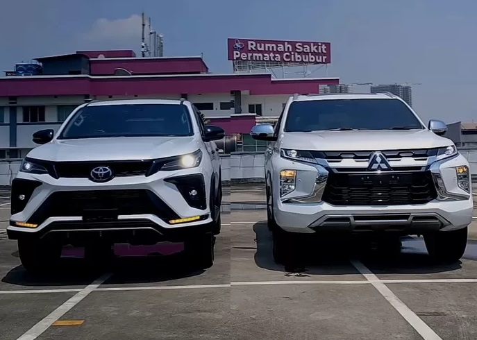 Toyota Fortuner vs Mitsubishi Pajero Sport.