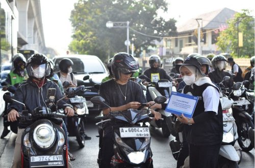 Respons erupsi Gunung Anak Krakatau, BRI Peduli salurkan masker dan vitamin di Jakarta-Lampung (foto/ist)