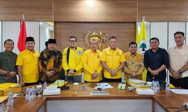 DPD Golkar membahas penyusunan daftar Bacaleg bersama DPP