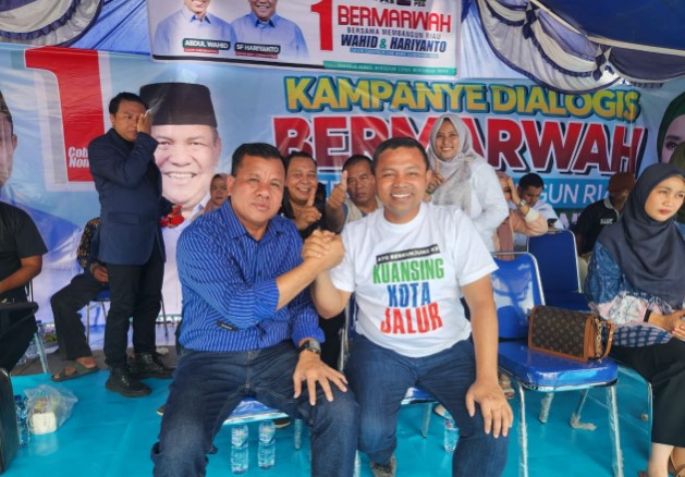 Suhardiman Amby mengaku siap bersinergi bersama Abdul Wahid-SF Hariyanto (foto/yuni)