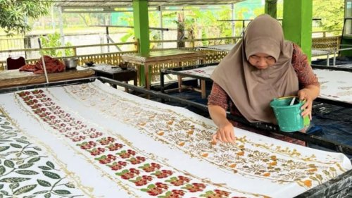 PHR mendampingi perajin batik Dumai, warisan Melayu jadi peluang ekonomi warga (foto/ist)