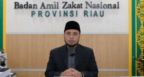 Ketua Baznas Provinsi Riau, H Masriadi Hasan.(foto: int)