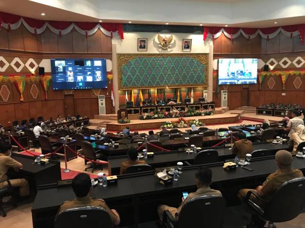 Rapat paripurna DPRD Riau akan kembali tatap muka 100 persen (foto/int)
