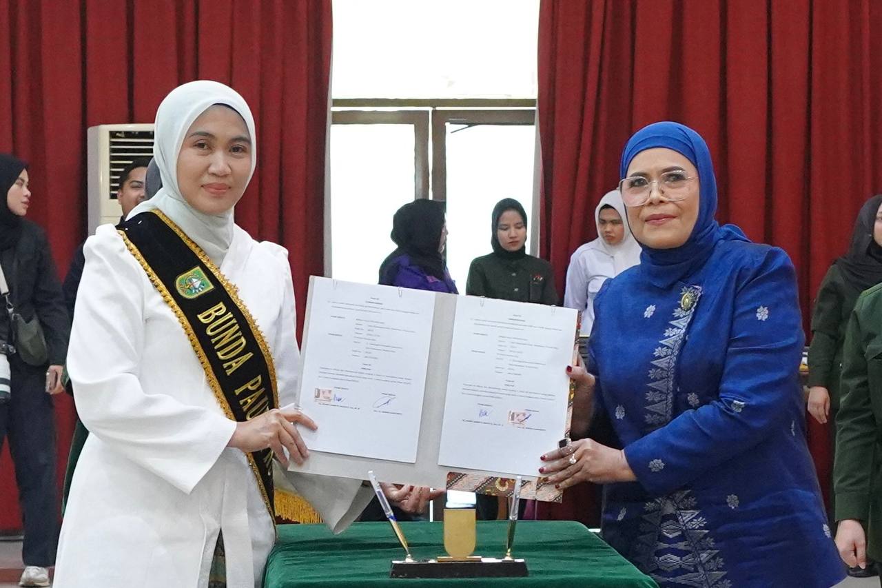 Bunda PAUD presiasi 12 daerah di Riau (foto/yuni)