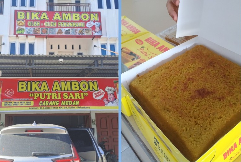 Bika Ambon Putri Sari Pekanbaru sukses buka cabang hingga ke Jambi (foto/riki)