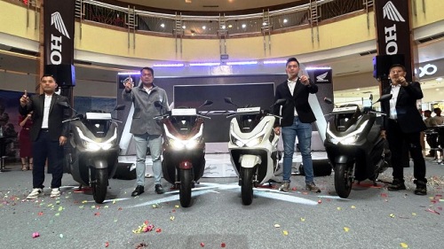 Peluncuran New Honda PCX160 di Pekanbaru.(foto: dok/halloriau.com)