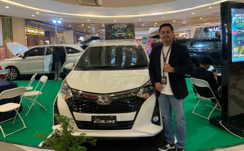 Sales Agung Toyota Sutomo, Feri.(foto: meri/halloriau.com)
