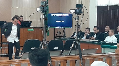 Djohermansyah Djohan jadi saksi Ahli di Sidang Abdul Wahid.(foto: int)