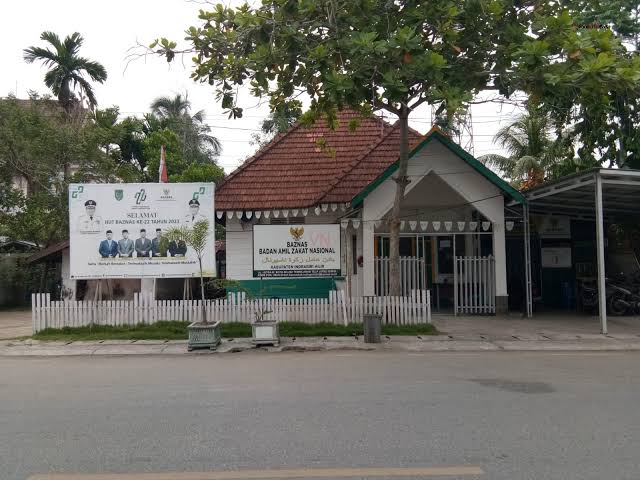 Kantor Baznas Kabupaten Inhil (foto/yendra)