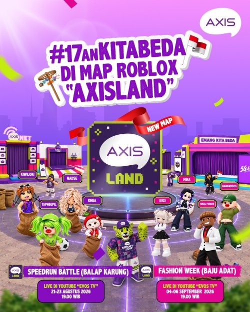 AXIS perkenalkan AXISLAND.(foto: istimewa)