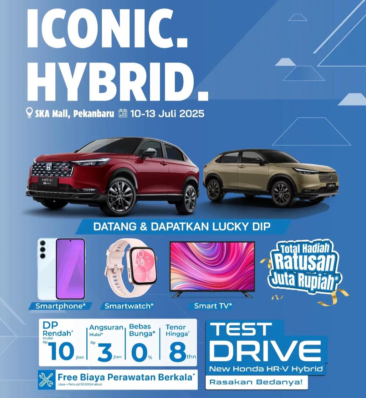 Hari Ini HSH dan HSA Pekanbaru Perkenalkan New Honda HR-V e:HEV 