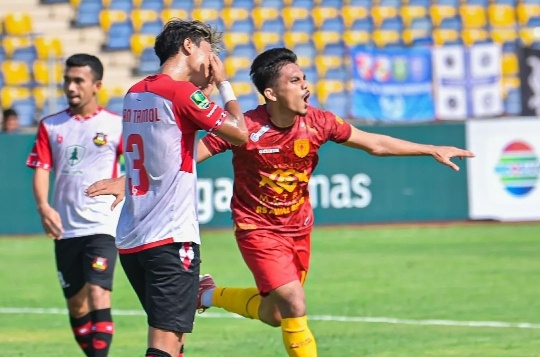 PSPS Riau keluar dari dasar klasemen setelah menumbangkan Sada Sumut FC (foto/instagram PSPS)