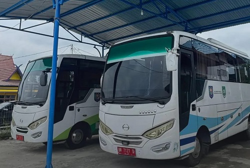 Pemkab Bengkalis sediakan bus gratis untuk PPPK Paruh Waktu.(foto: int)