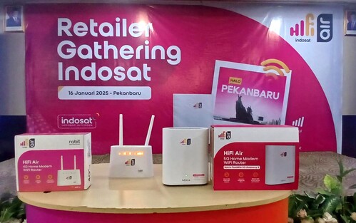 Indosat atau IOH resmi meluncurkan HiFi Air di Sumatera. (Foto: Istimewa)