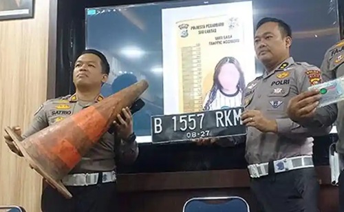Satlantas Polresta Pekanbaru ekspos kasus kecelakaan maut di Jalan Tuanku Tambusai (foto/ist)