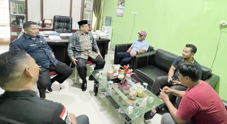 Intelkam Polda Riau silaturahmi dengan pengurus MUI dan FKUB Kabupaten Kuansing (foto/Mimi)