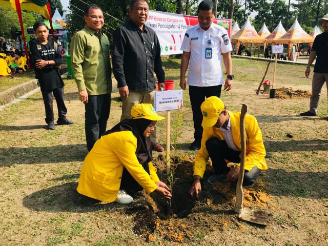 Ribuan mahasiswa baru Unilak ikuti PT Arara Abadi APP Goes to School (foto/ist)