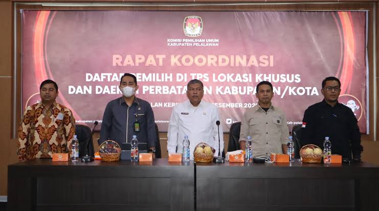 Kegiatan Rakor KPU Riau bahas TPS Lokasi Khusus.(foto: int)