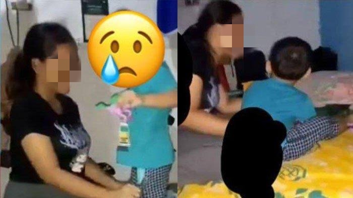 Viral aksi bejat ibu muda cabuli anak sendiri (foto/int)