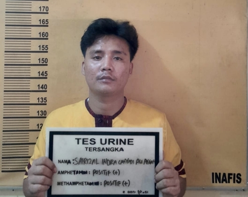 Polsek Bangko menangkap pelaku begal di Jembatan Parit Aman. (Foto: Afrizal)