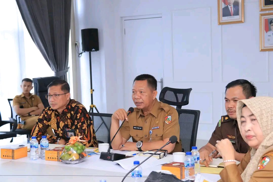 Pemko Pekanbaru gelar Rakor dengan KPK bahas sertifikasi tanah dan penertiban aset daerah (foto/dini)