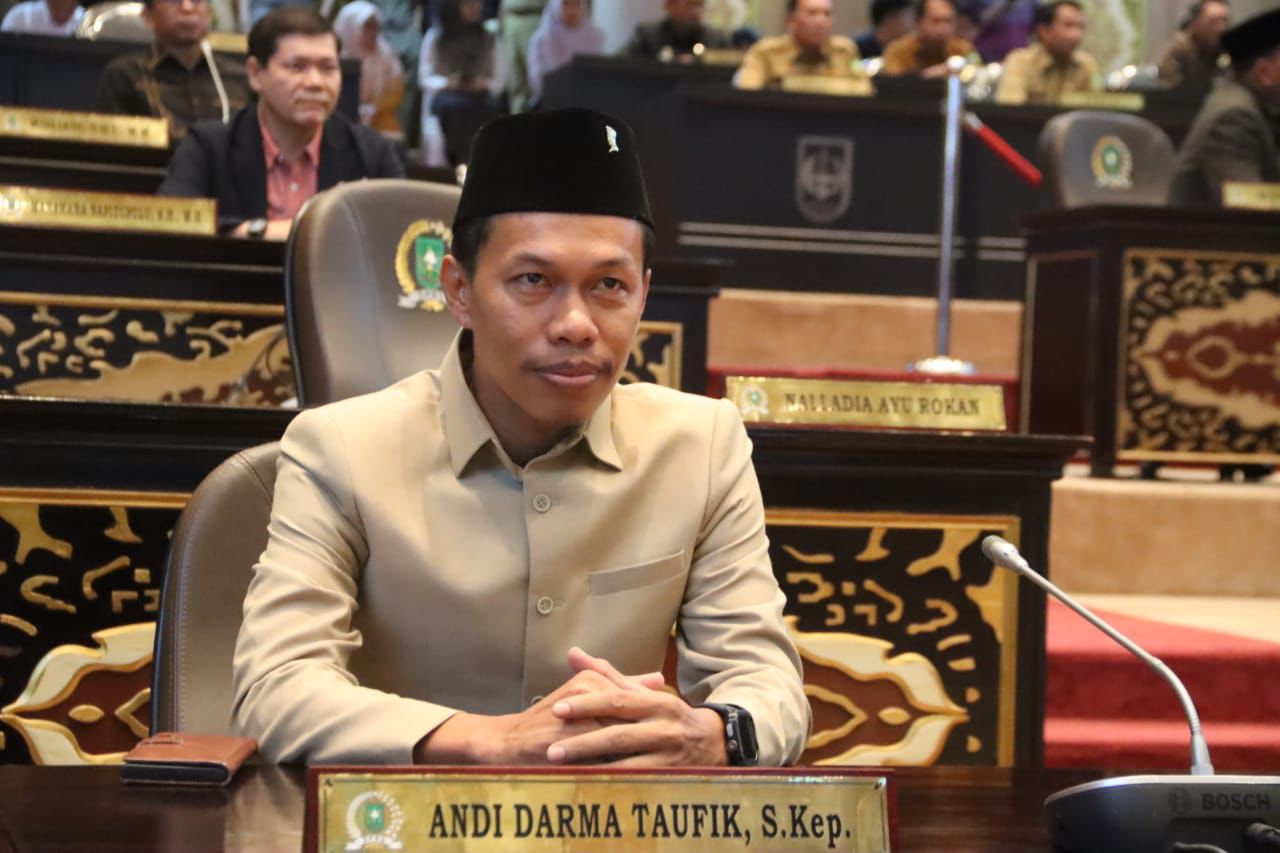 Anggota DPRD Riau, Andi Darma Taufik (foto/Fitri)