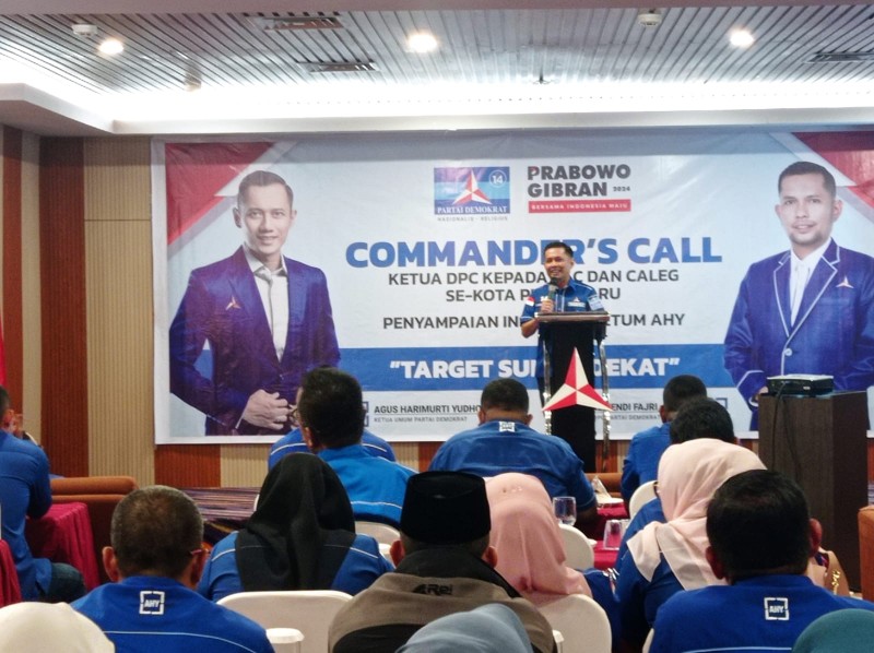 Ketua DPC Partai Demokrat Kota Pekanbaru Tengku Azwendi Fajri (foto/Mimi)