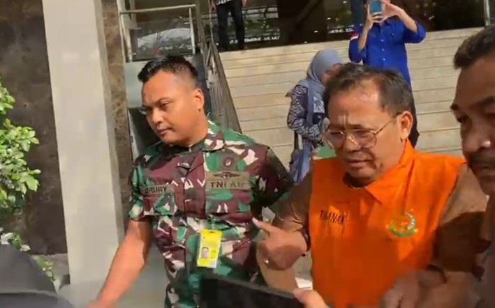 Eks Ketua PMI Riau, Syahril Abu Bakar ditahan atas kasus dugaan korupsi Rp1,2 miliar (foto/ist)