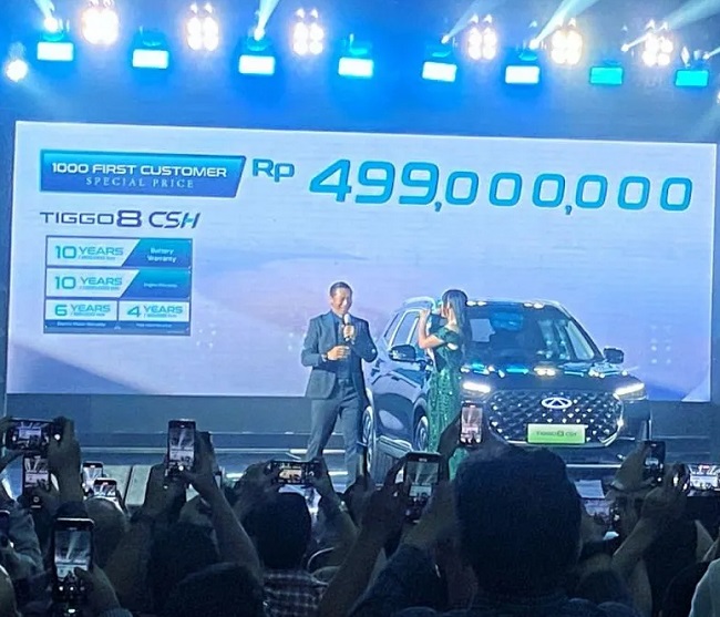 Chery Tiggo 8 CSH Resmi Meluncur, Hybrid Premium Rp499 Juta untuk 1.000 Konsumen Pertama