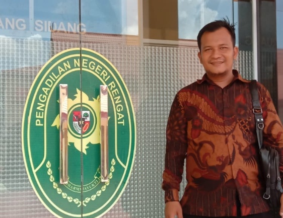 Kuasa hukum Partai Berkarya Inhu Han Aulia Nasution SH (foto/andri)