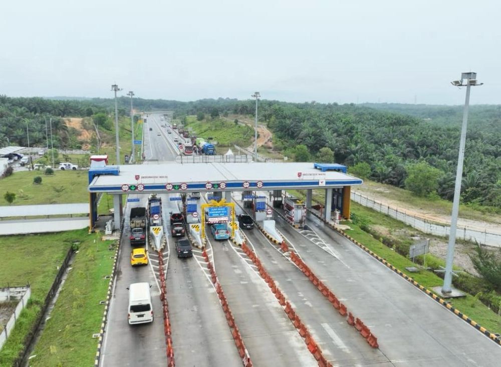 Ada potongan tarif tol diberlakukan di Tol Pekanbaru-Dumai khusus momen mudik Idulfitri 2025 (foto/int)