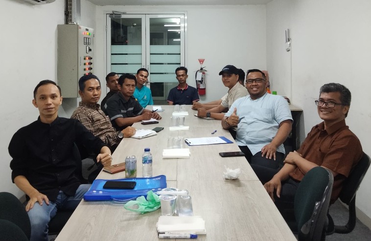 Technical meeting DPD KSPSI Riau bersama GM Pekanbaru Xchange Mall, Ruben beserta manajemen (foto/ist)