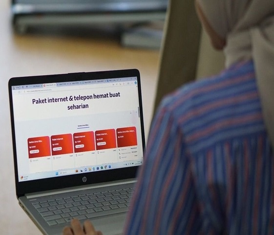 Paket internet Telkomsel serba lima ribu.