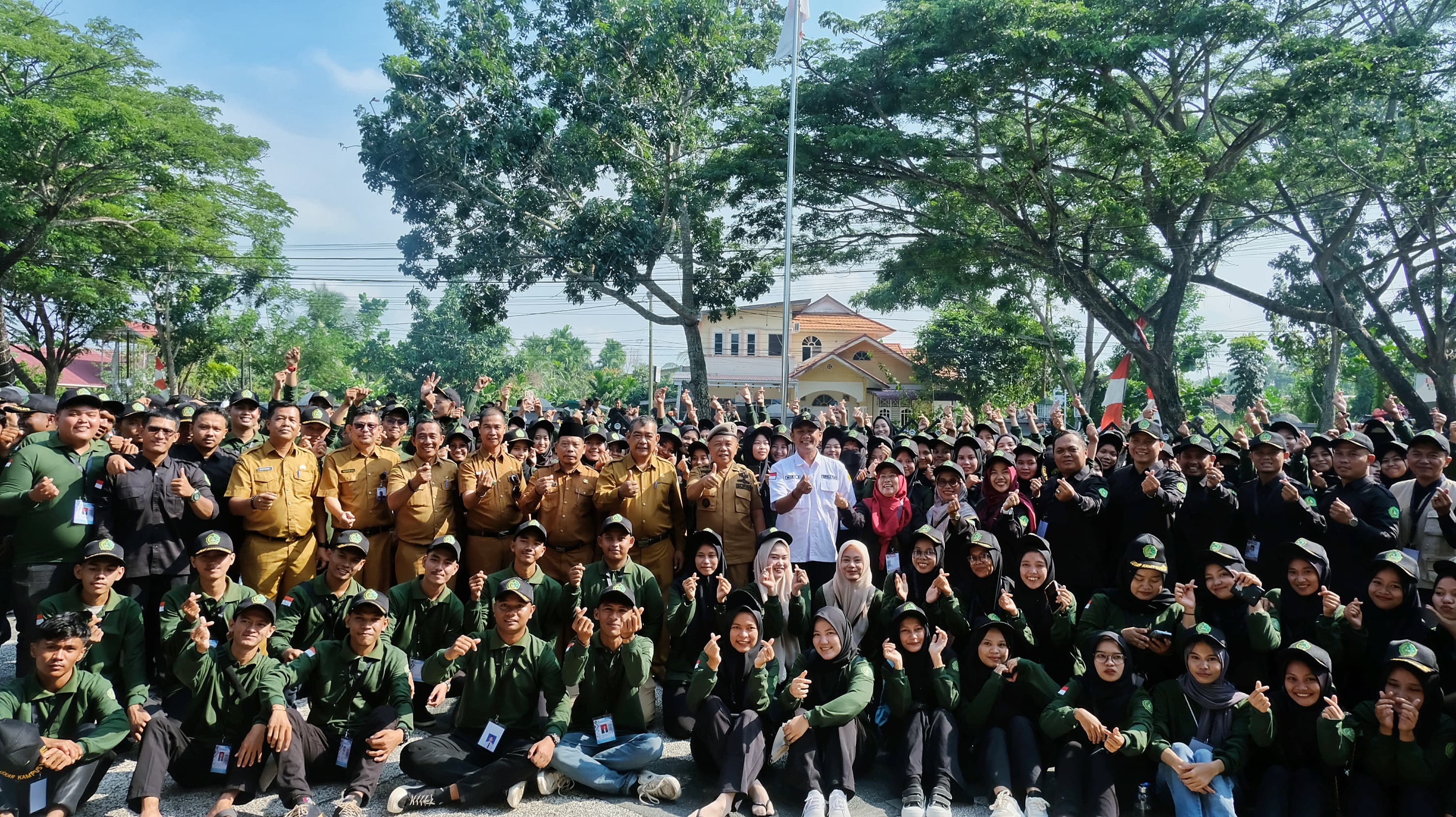 pelepasan keberangkatan para mahasiswa STAIN Bengkalis untuk ikuti KKN