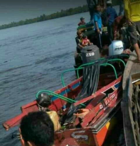 BPBD Inhil kerahkan 2 armada tangani Lakalaut di Mandah.