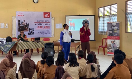 CDN Riau Bekali Siswa SMAN 5 Tapung Ilmu Keselamatan Berkendara di Bulan Ramadan