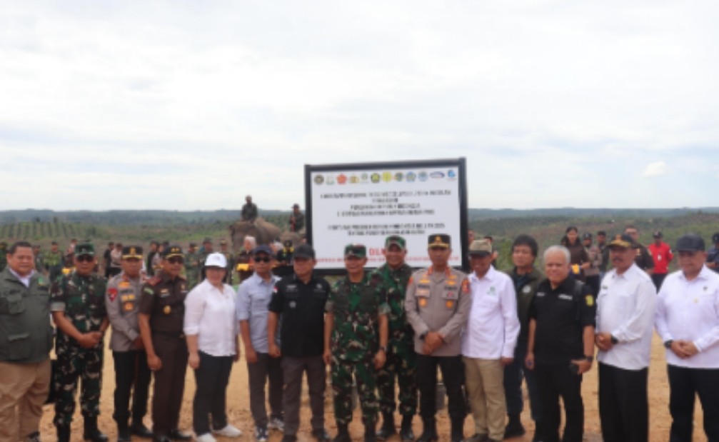 Satgas PKH ultimatum penggarap ilegal di TNTN agar kosongkan lahan dalam tiga bulan (foto/int)