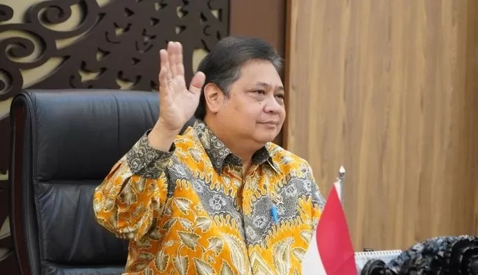 Airlangga Hartarto mundur dari Ketum Golkar.(foto: int)