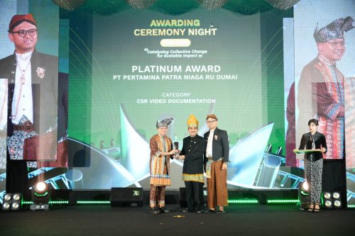 Pertamina Patra Niaga Kilang Dumai meraih dua penghargaan di ajang ISRA 2026 (foto/ist)