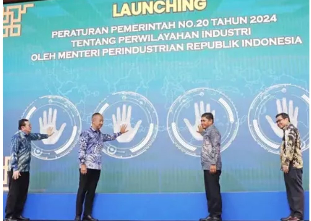 Peluncuran PP Nomor 20 Tahun 2024 oleh Menteri Perindustrian Agus Gumiwang Kartasasmita, Selasa, 9 Juli 2024. (Kemenperin/Istimewa)