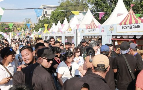 Semarak RANS Carnival 2026 di Halaman Kantor Gubernur Riau.(foto: mcr)