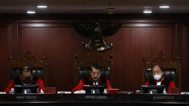 Ketua MK, Anwar Usman.(foto: int)